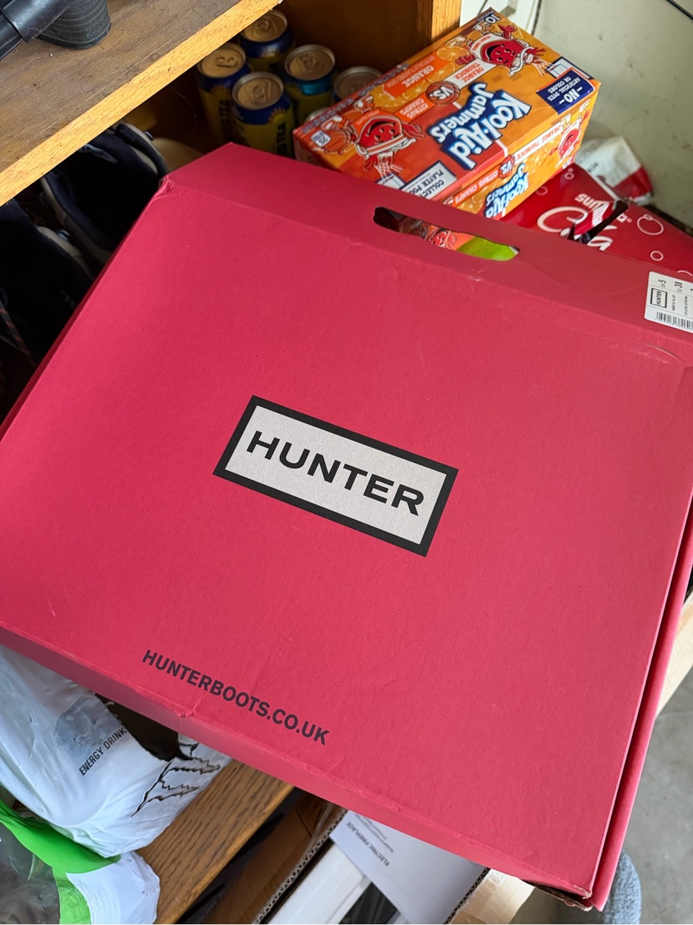 Hunter black boots
